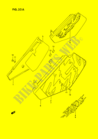 ACHTER KUIP  (MODELE N/P/R) voor Suzuki DR 350 1992