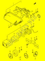 ACHTERLICHT (MODELE M/N/P/R/S) voor Suzuki DR 800 1992