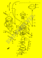 CARBURATOR (MODELE P/R/S/T) voor Suzuki DR 800 1995
