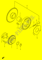 STARTMOTOR CLUTCH (FB100DG/DR/DS/DV) voor Suzuki FB 100 1997