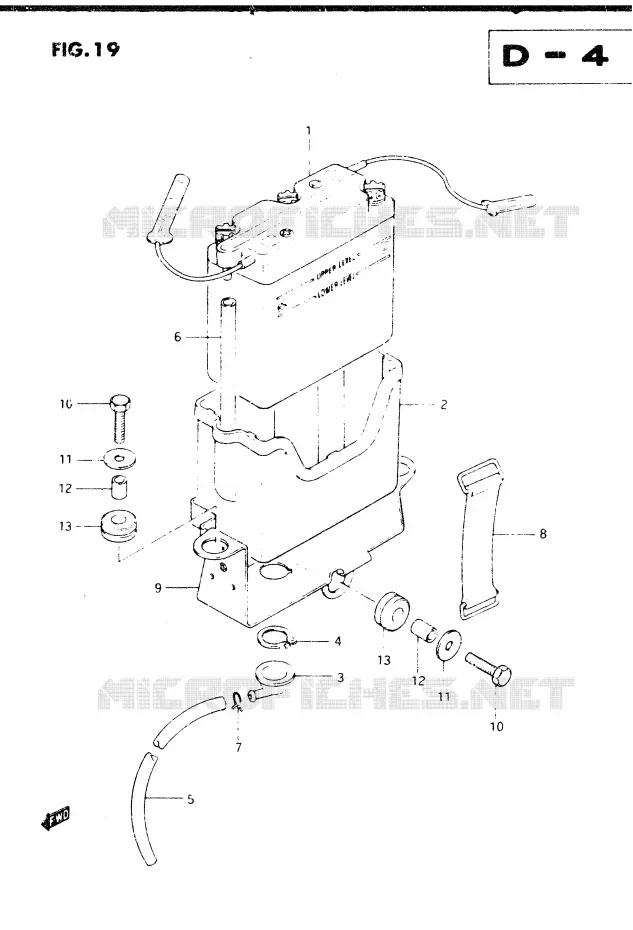 ACCU Suzuki MOTO 250 DR 1982  DR250SZ(E1)