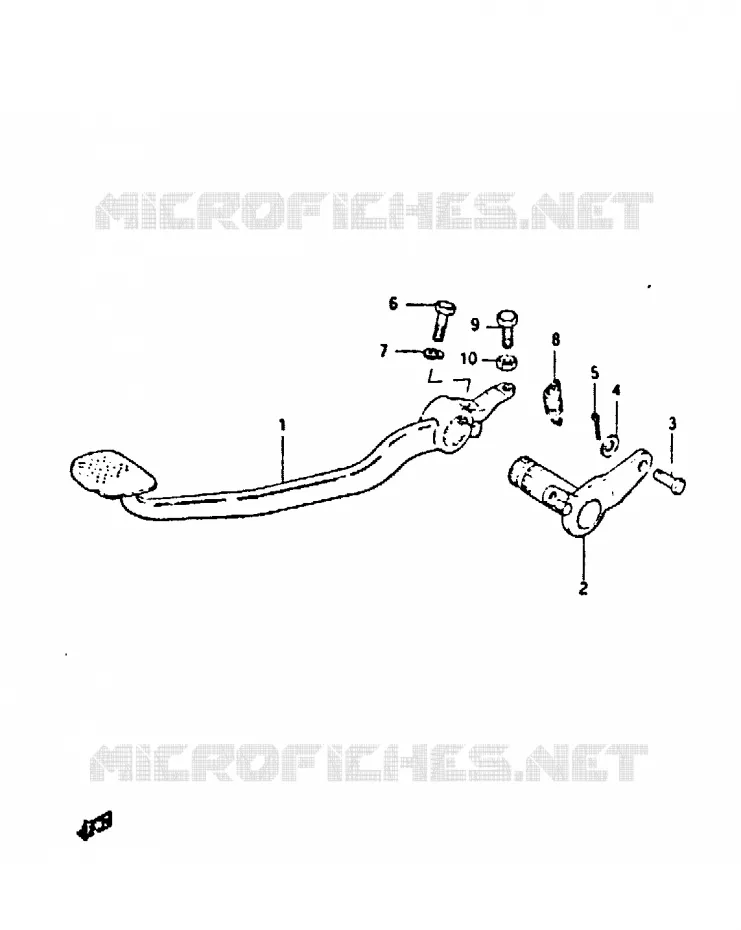ACHTERREM Suzuki MOTO 650 GS 1983  GS650GTD