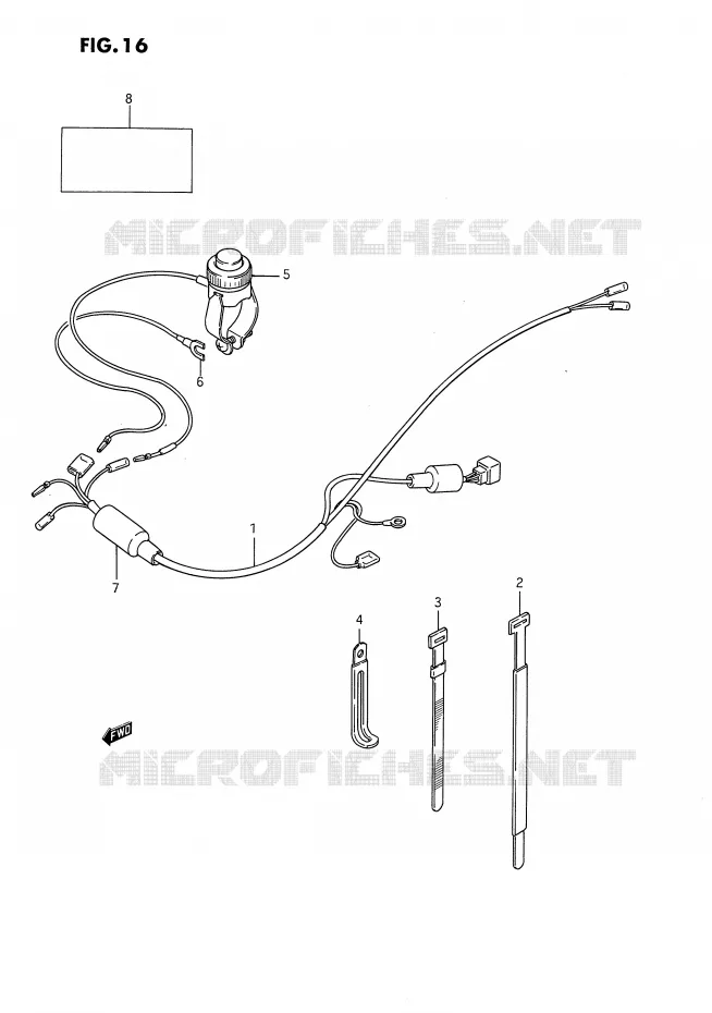 BEDRADING Suzuki MOTO 80 DS 1991  DS80M(E24)