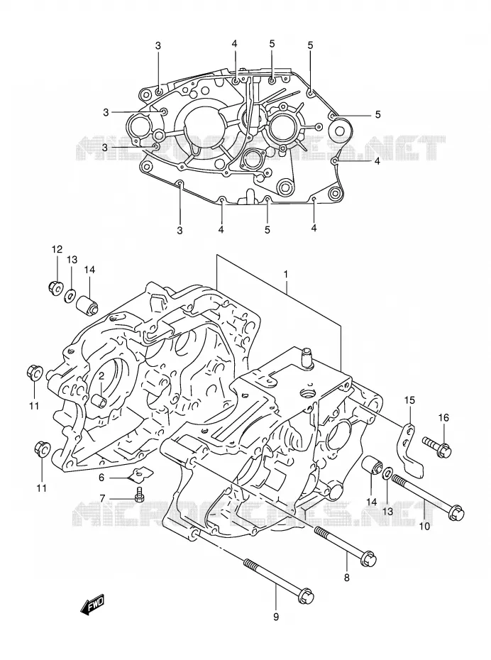 CASING Suzuki MOTO 125 DR 1999  DR125SEUX(E4)