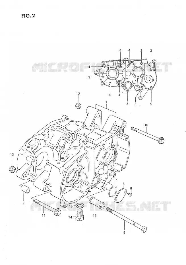CASING Suzuki MOTO 80 DS 1994  DS80R(E24)