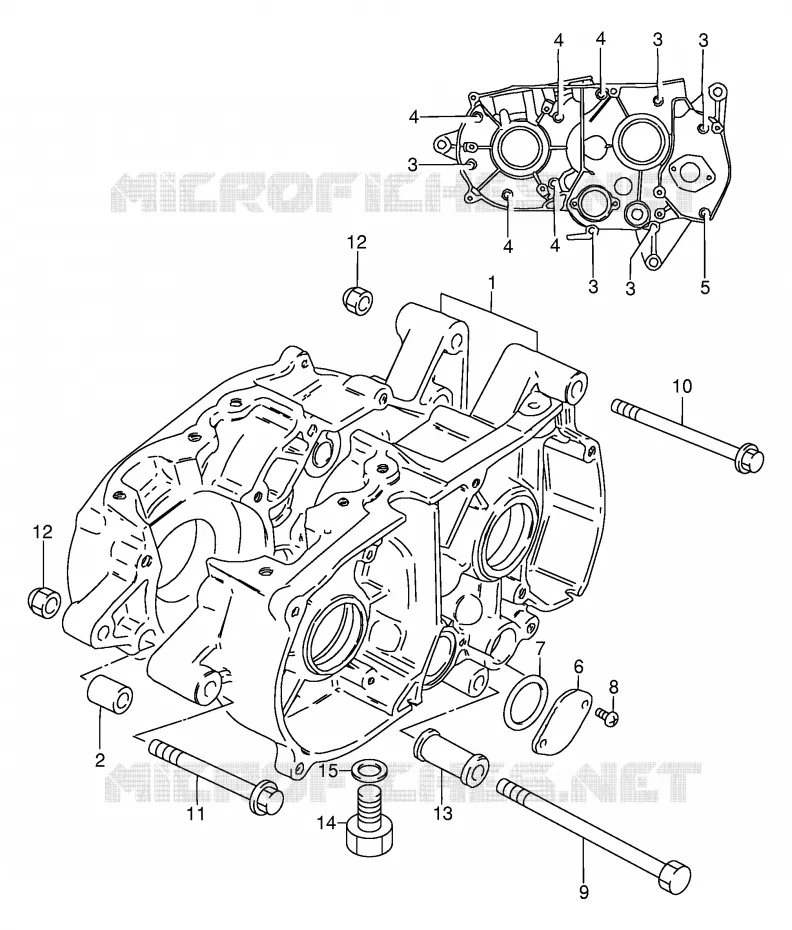 CASING Suzuki MOTO 80 DS 1999  DS80X(E24)