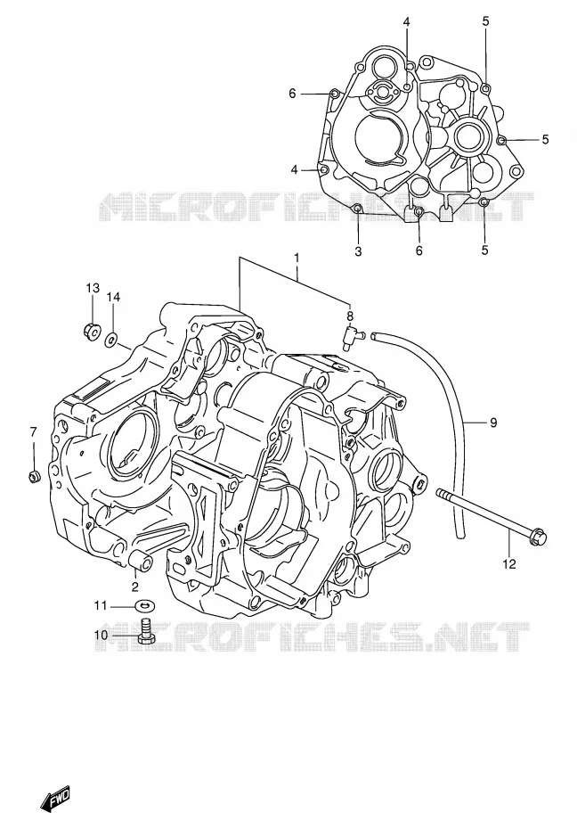 CASING Suzuki SCOOTER 100 FB 1995  FB100S(E71)