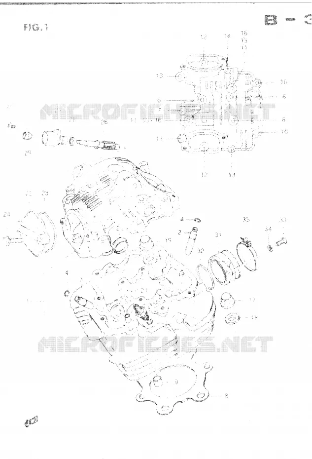 CILINDERKOP Suzuki MOTO 250 DR 1983  DR250SD(E1)