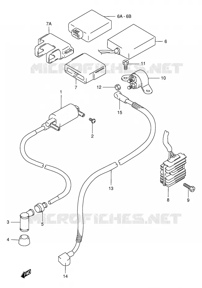 ELEKTRISCH Suzuki MOTO 125 DR 1998  DR125SEW(E4)
