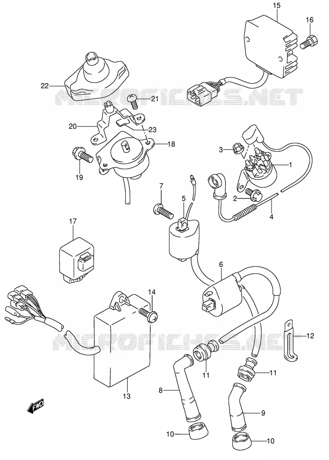 ELEKTRISCH Suzuki MOTO 650 DR 1995  DR650RSES(E4)