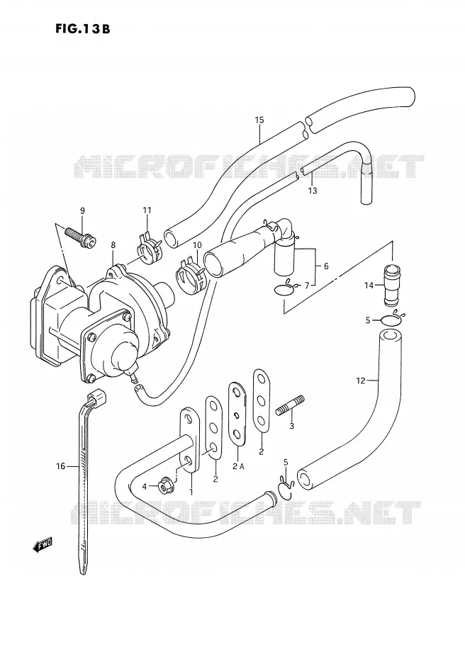 FUEL EVAP SYSTEM (DR350SL/SM E18) Suzuki MOTO 350 DR 1993  DR350SUP(E2)