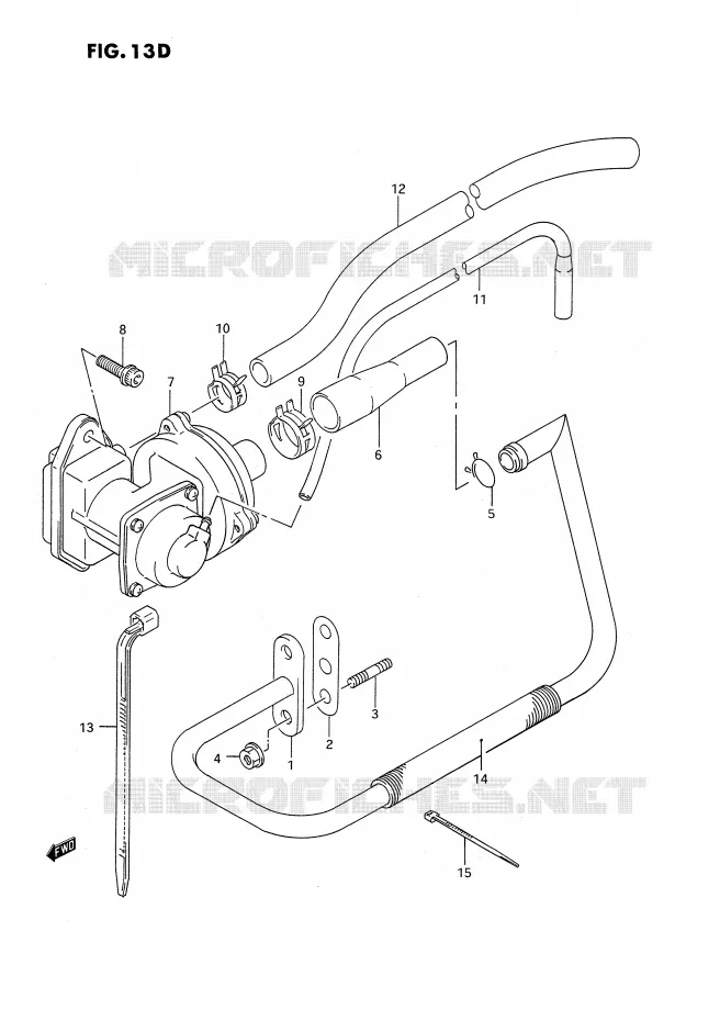 FUEL EVAP SYSTEM (DR350SR E18,DR350SN/SP/SUP/SR E39) Suzuki MOTO 350 DR 1992  DR350SN(E2)