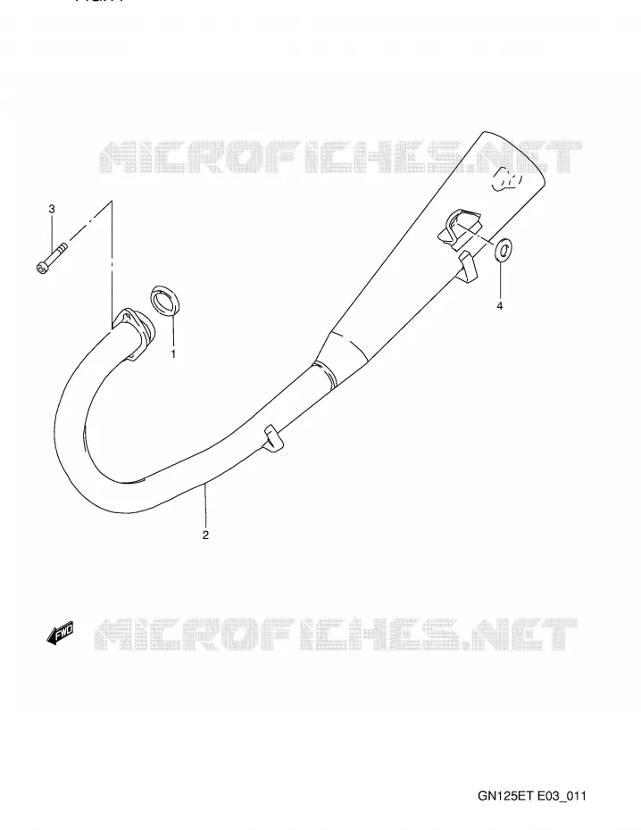GELUIDDEMPER Suzuki MOTO 125 GN 1993  GN125EP(E3)