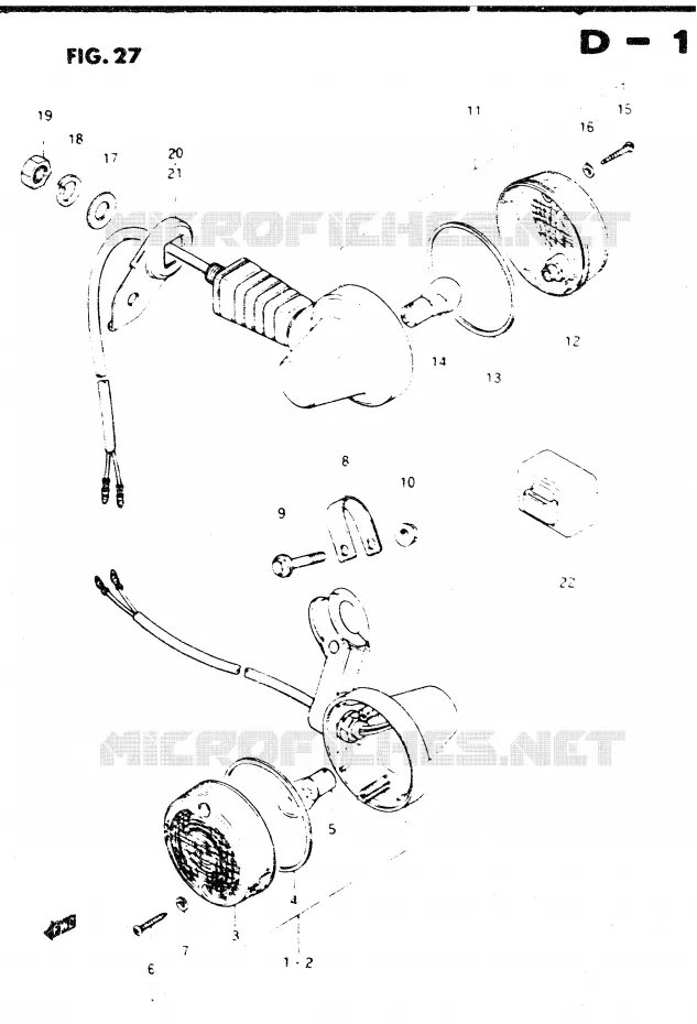 INDICATOREN Suzuki MOTO 250 DR 1982  DR250SZ(E1)