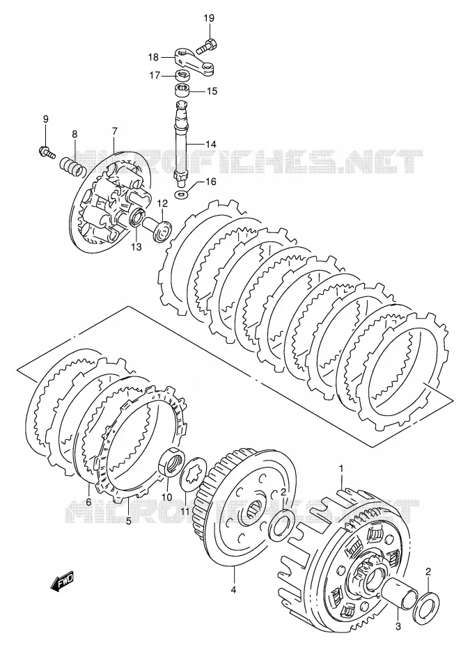 KOPPELING Suzuki MOTO 250 DR 1995  DR250SES(E24)