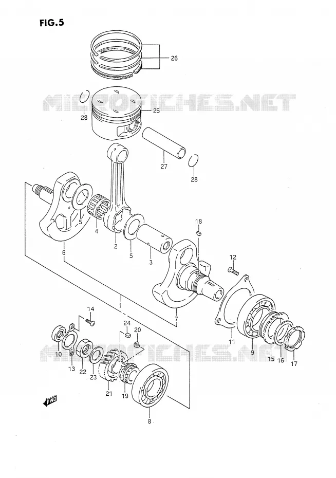 KRUKAS Suzuki MOTO 650 DR 1992  DR650RN(E4)