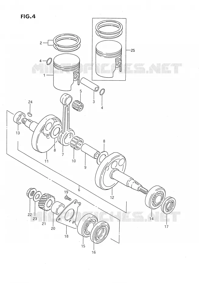 KRUKAS Suzuki MOTO 80 DS 1990  DS80L(E24)