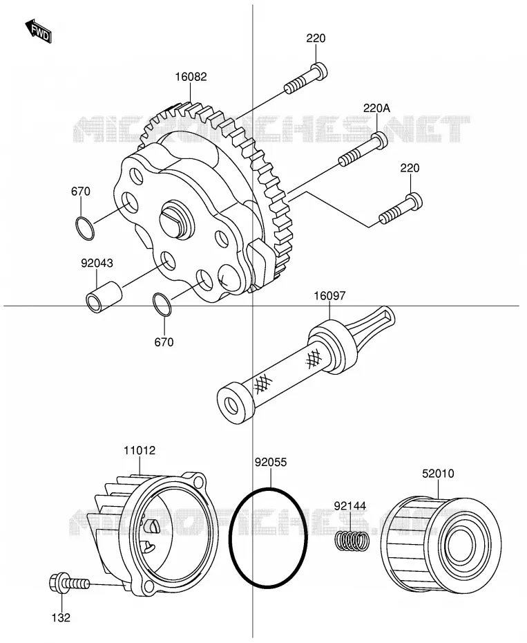 OLIEPOMP Suzuki SCOOTER 110 FD 2003  FD112KK3(E41)