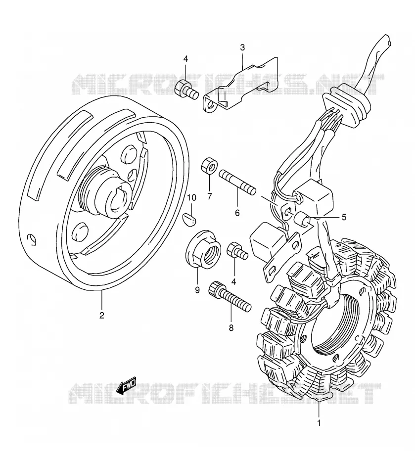 ONTSTEKING Suzuki MOTO 350 DR 1999  DR350SEX(E2)