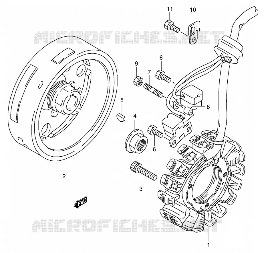 ONTSTEKING Suzuki MOTO 350 DR 1999  DR350X(E1)