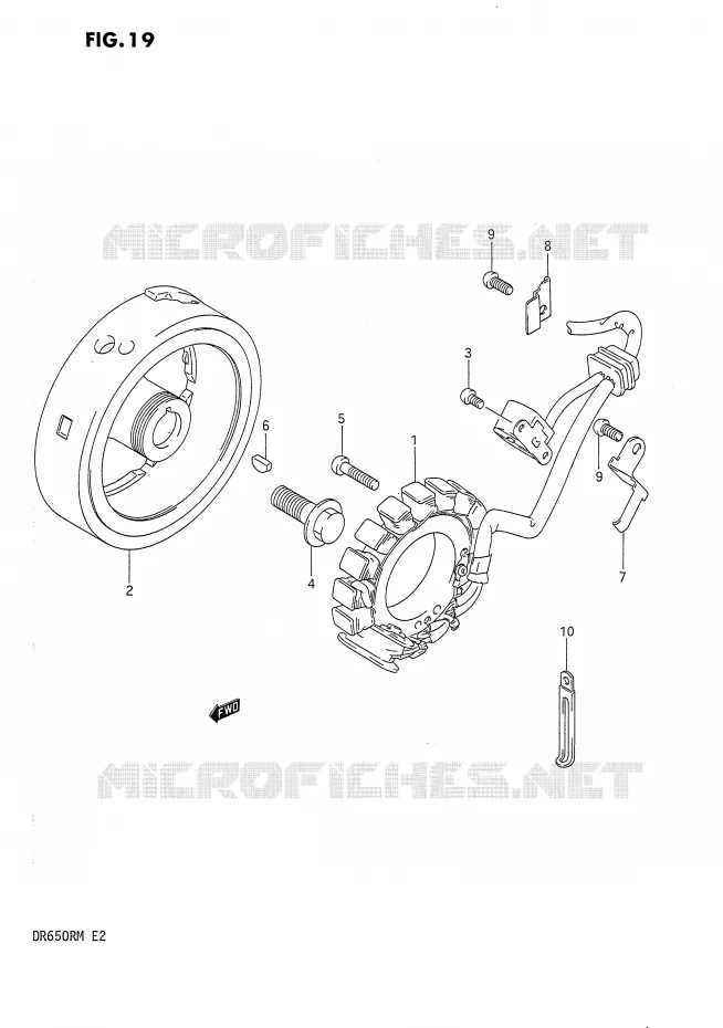 ONTSTEKING Suzuki MOTO 650 DR 1991  DR650RUM(E2)
