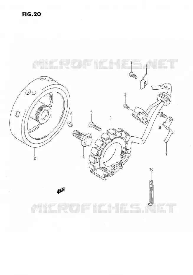 ONTSTEKING Suzuki MOTO 650 DR 1994  DR650RR(E4)