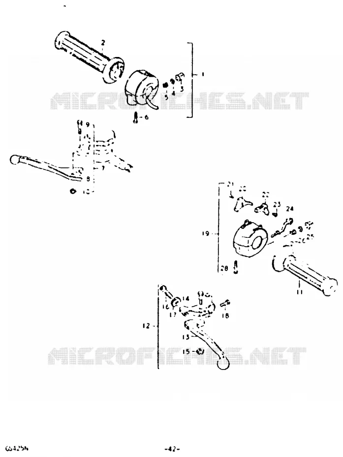 SCHAKELAARS Suzuki MOTO 425 GS 1992  GS425EN(N)