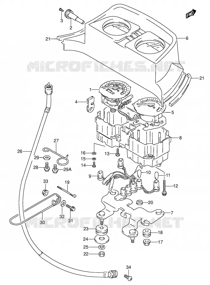 SNELHEIDSMETER (MODELE S/T) Suzuki MOTO 650 DR 1992  DR650SEUN(E4)