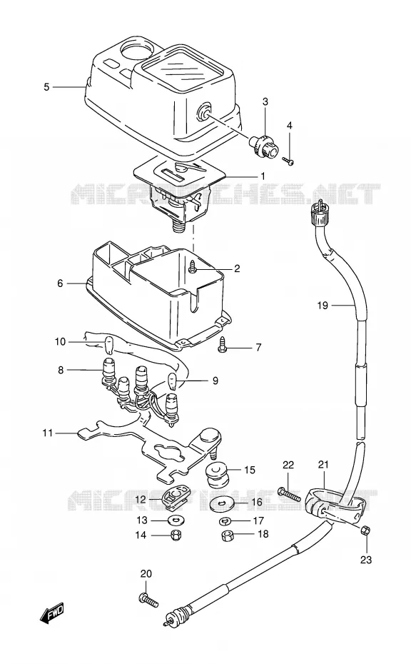 SNELHEIDSMETER Suzuki MOTO 125 DR 1995  DR125SES(E4)