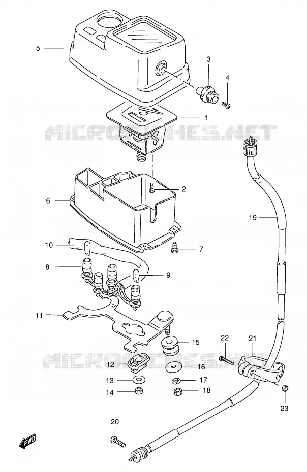 SNELHEIDSMETER Suzuki MOTO 200 DR 1997  DR200SEV(E24)