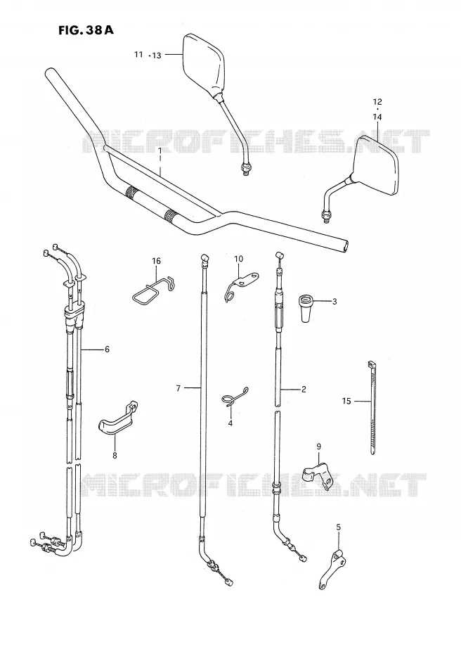 STUUR (VOIR NOTE) Suzuki MOTO 350 DR 1993  DR350SP(E2)