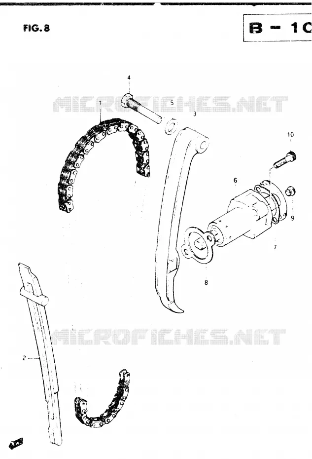 TIMING Suzuki MOTO 250 DR 1982  DR250SZ/D(E1)