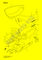 ACHTER KUIP  (MODELE K5/K6) voor Suzuki BOULEVARD 1500 2006