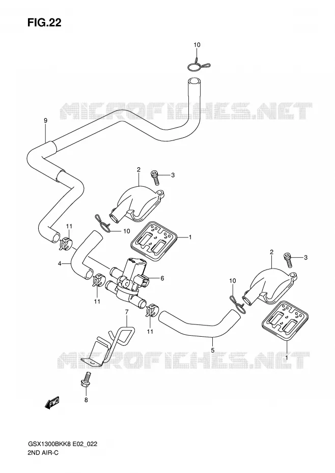ANTI VERVUILINGS SYSTEM Suzuki MOTO 1300 B-KING 2009  GSX1300BKUFK9(E2)