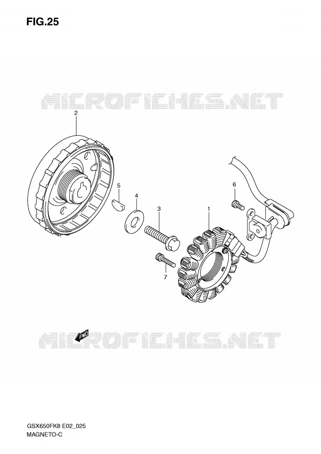 ONTSTEKING Suzuki MOTO 650 GSX-F 2010  GSX650FUAL0(E2)