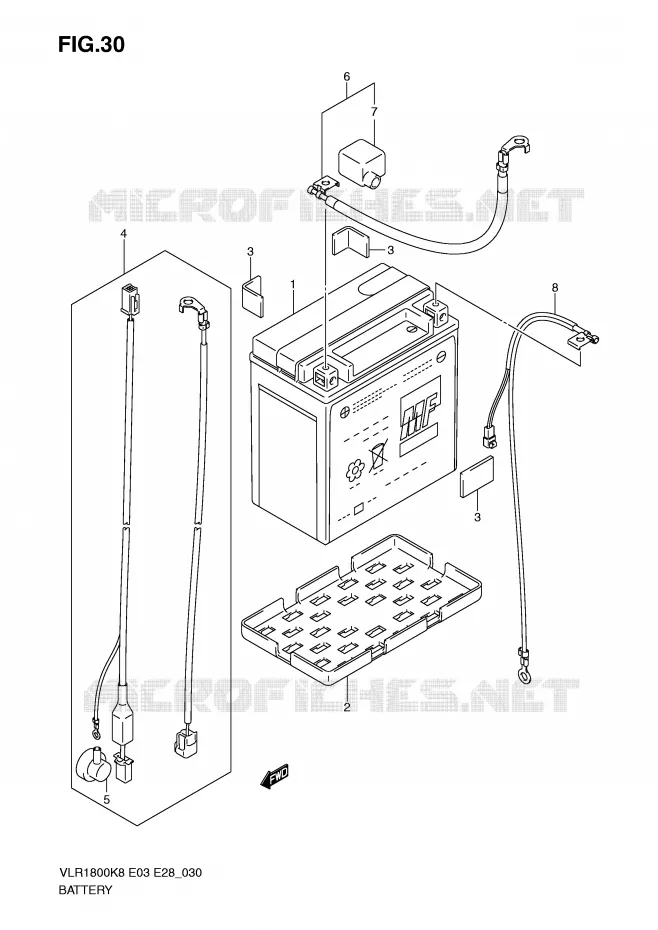 ACCU Suzuki MOTO 1800 INTRUDER 2010  VLR1800L0(E3/E28)