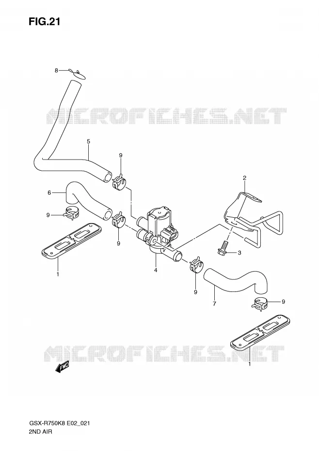 ANTI VERVUILINGS SYSTEM Suzuki MOTO 750 GSX-R 2010  GSX-R750L0(E2)