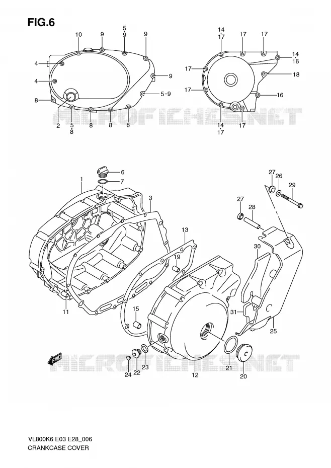 CASING Suzuki MOTO 800 VOLUSIA 2006  VL800TK6(E3/E28)
