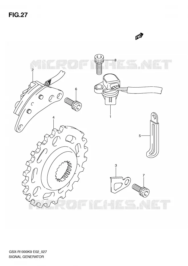 ALTERNATOR Suzuki MOTO 1000 GSX-R 2010  GSX-R1000ZL0(E2)