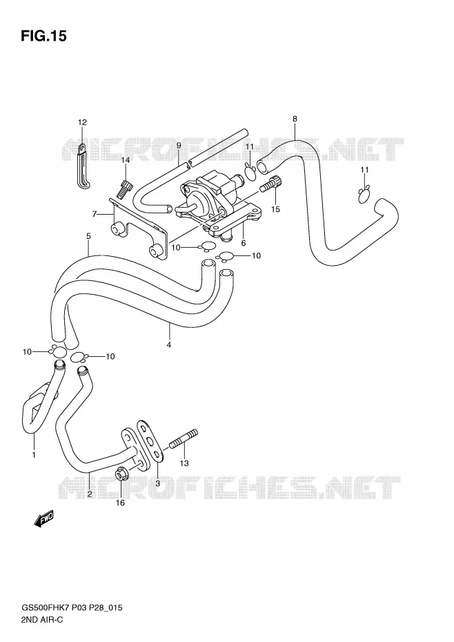 ANTI VERVUILINGS SYSTEM Suzuki MOTO 500 GS-F 2010  GS500FHL0(P3)