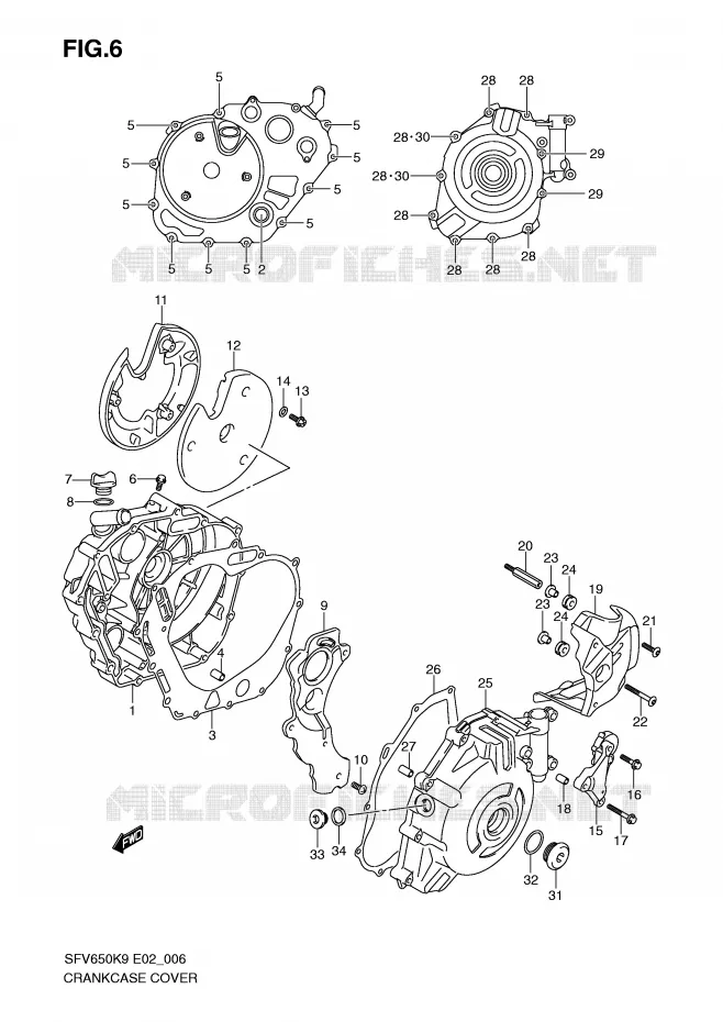 CASING Suzuki MOTO 650 GLADIUS 2010  SFV650UL0(E2)