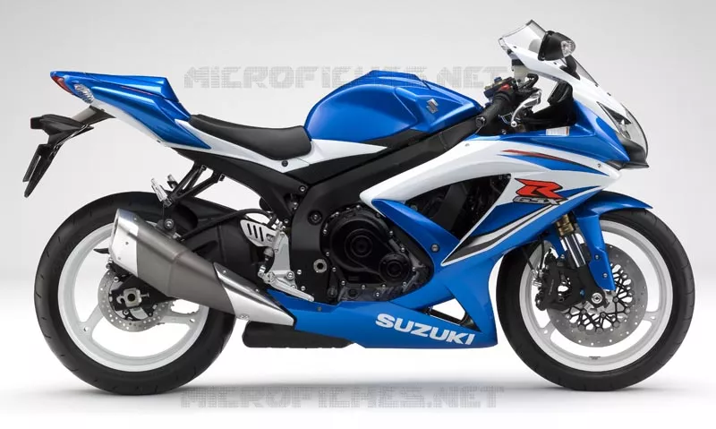 * PHOTOGRAPHIE DE COULEUR GSX-R600K9 * Suzuki MOTO 600 GSX-R 2008  GSX-R600K8(E2)