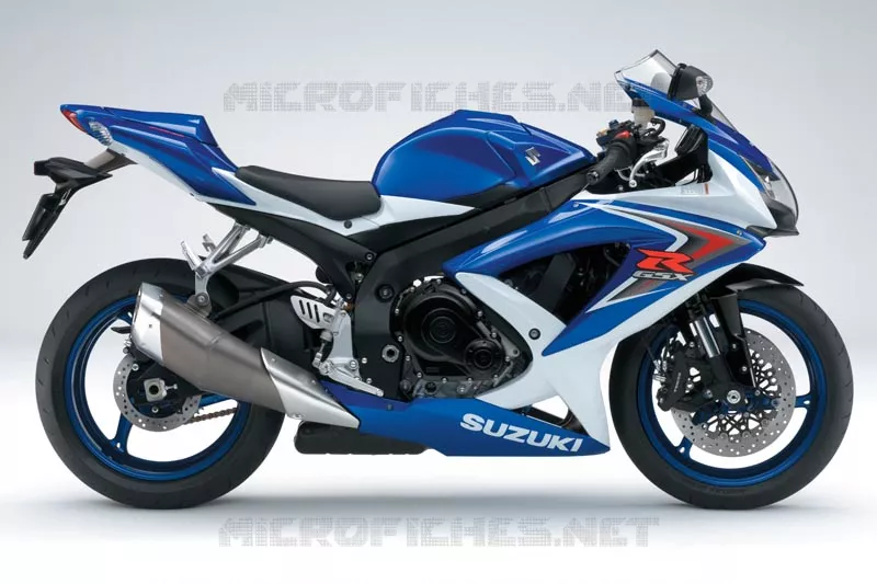 * PHOTOGRAPHIE DE COULEUR GSX-R750K8 * Suzuki MOTO 750 GSX-R 2010  GSX-R750L0(E3/E28)