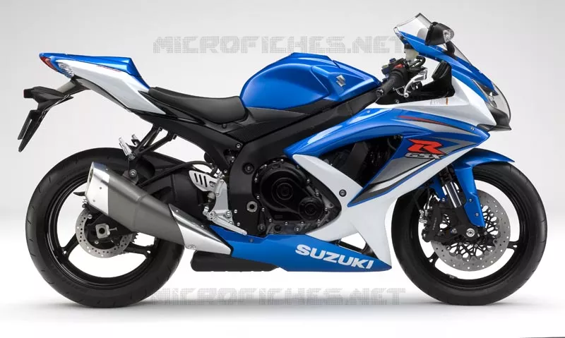 * PHOTOGRAPHIE DE COULEUR GSX-R750K9 * Suzuki MOTO 750 GSX-R 2008  GSX-R750U2K8(E2)