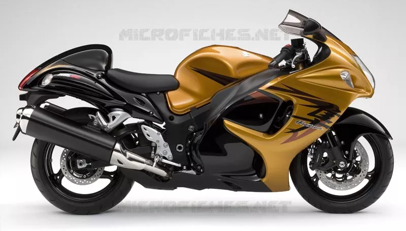 * PHOTOGRAPHIE DE COULEUR GSX1300RK9 * Suzuki MOTO 1300 HAYABUSA 2008  GSX1300RU2K8(E2)