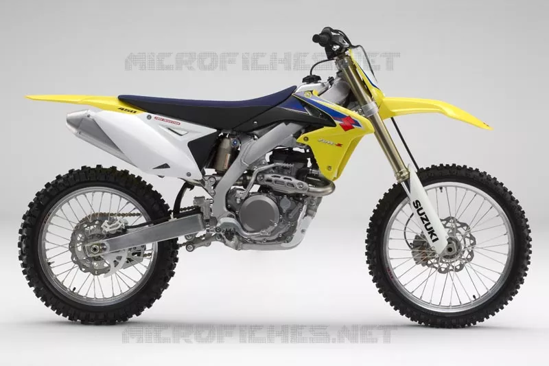 * PHOTOGRAPHIE DE COULEUR RM-Z450K9 * Suzuki MOTO 450 RM-Z 2010  RM-Z450L0(E19)