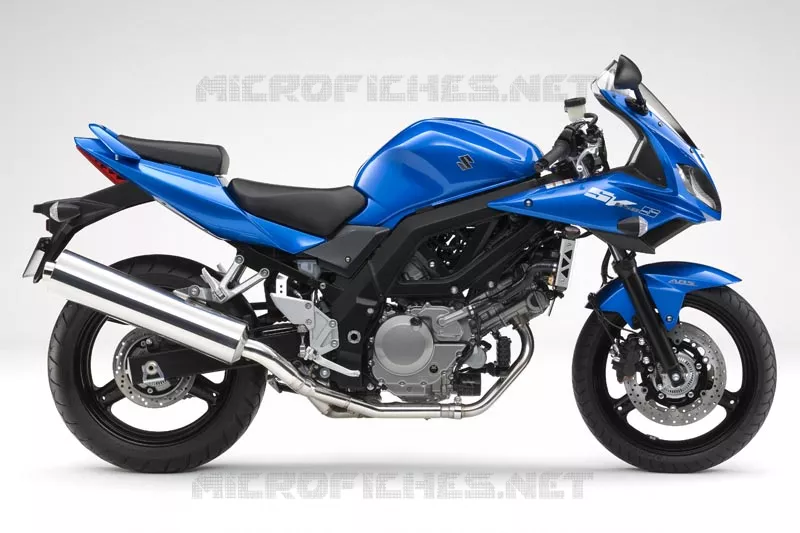 * PHOTOGRAPHIE DE COULEUR SV650SAK9 * Suzuki MOTO 650 SV 2008  SV650SUAK8(E2)