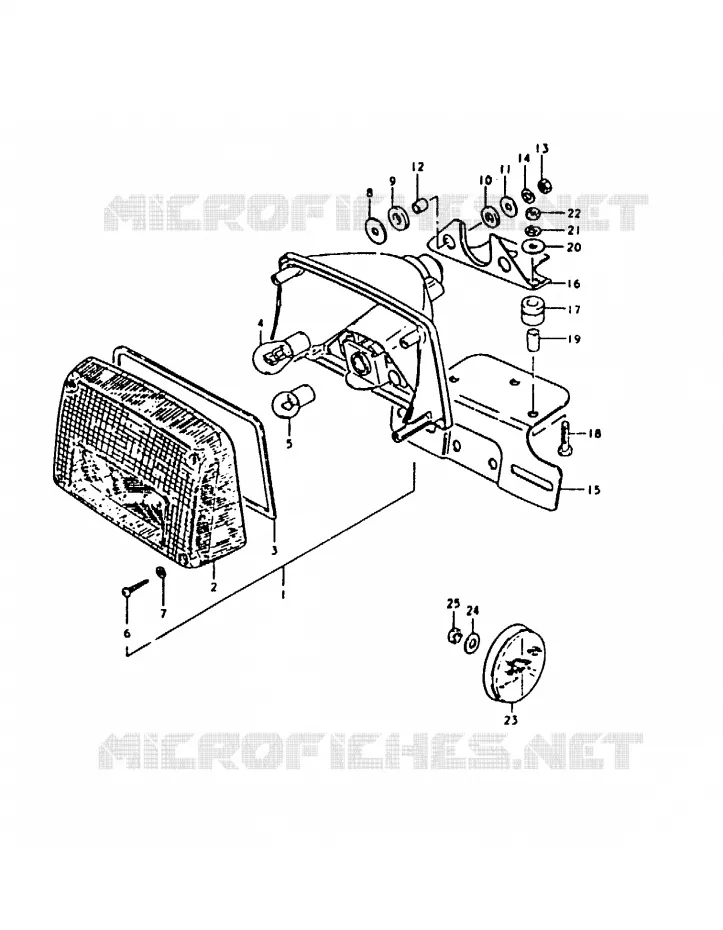 ACHTERLICHT Suzuki MOTO 1000 GS 1980  GS1000T(T)