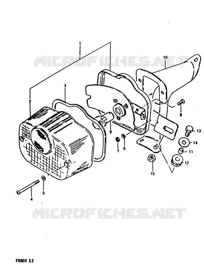 ACHTERLICHT Suzuki SCOOTER 80 FR 1981  FR80X