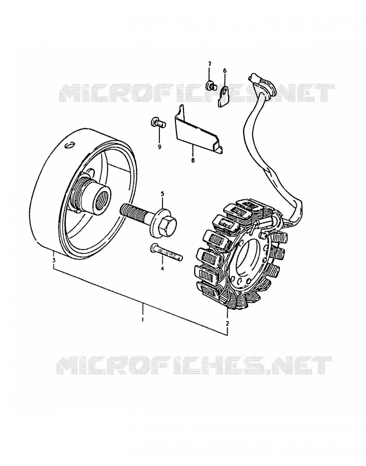 ALTERNATOR Suzuki MOTO 1000 GS 1980  GS1000ET(T)